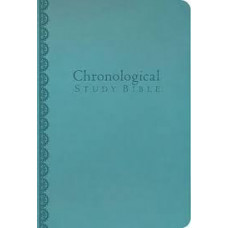 NKJV Chronological Study Bible - Peacock Blue Leathersoft
